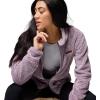 Columbia womens Fire Side Ii Sherpa Full Zip(Shale Purple)