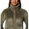 Columbia womens Fire Side Ii Sherpa Full Zip(Stone Green)