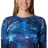 Columbia womens Super Tidal Tee Long Sleeve(Blue Macaw Realtree Horizon)