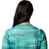 Columbia womens Super Tidal Tee Long Sleeve(Glaze Green Obsidian)