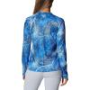 Columbia womens Super Tidal Tee Long Sleeve(Harbor Blue Realtree Mako)