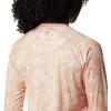Columbia womens Super Tidal Tee Long Sleeve(Light Juice Archive Palms Print)