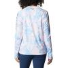 Columbia womens Super Tidal Tee Long Sleeve(Satin Pink Philo Palms)
