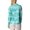 Columbia womens Super Tidal Tee Long Sleeve(Tropic Water Batik Floral Print)
