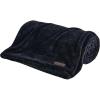 Columbia 50″ x 60″ Super Plush Lightweight Throw Blanket – Outdoor Essentials for Camping, Picnics, and Adventures, Soft and Cozy Home Essentials for Bed and Living Room – Black(Black)