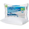 Columbia Comfort Ice Fiber Side Sleeper Down Alternative Bed Pillow with Polyester Fiberfill, Supportive Cooling Double Sided Breathable Cover (Back & Stomach Sleeper, Standard/Queen (Pack of 1))(Back & Stomach Sleeper)