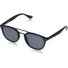 Columbia Firecamp Round Sunglasses(Matte Black/Smoke Polarized)