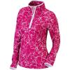 Columbia Golf Women’s Omni-Wick Twilight 1/4 Pullover(Haute Pink)