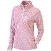 Columbia Golf Women’s Omni-Wick Twilight 1/4 Pullover(Vintage Pink)
