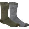 Columbia Men’s 3 Pack Casual Cotton Crew Socks(Nori Green/Charcoal)
