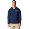 Columbia Mens Ascender II Hooded Softshell Rain Jacket(Collegiate Navy)