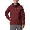 Columbia Mens Ascender II Hooded Softshell Rain Jacket(Spice)