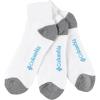 Columbia Men’s Half Cushion Quarter, 3-Pack, White, Sock Size 10-13 US