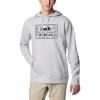 Columbia Men’s PFG Seasonal Graphic Hoodie(Cool Grey/Line Time Marlin)