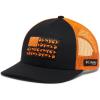 Columbia Unisex PHG Game Flag Mesh Snap Back – High, Black/Blaze, One Size