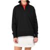 Columbia Women’s Golf Birchwood Hills Pullover OMNI WICK Breathable Long Sleeve(Black)