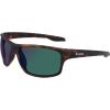 Columbia mens Burr Rectangular Sunglasses(Matte Tort & Black/Green Mirror)