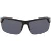 Columbia mens Peak Racer Rectangular Sunglasses(Black/Smoke Polarized)