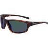 Columbia mens Slick Creek Rectangular Sunglasses(Matte Tort & Black/Green Mirror)