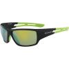 Matte Black W/Green Rubber Polarized