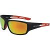 Columbia mens Utilizer Wrap Sunglasses(Matte Black/Orange)