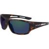 Columbia mens Utilizer Wrap Sunglasses(Matte Tort & Black/ Green Mirror)