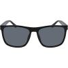 Columbia unisex-adult Boulder Ridge Rectangular Sunglasses(Black/Smoke Polarized)