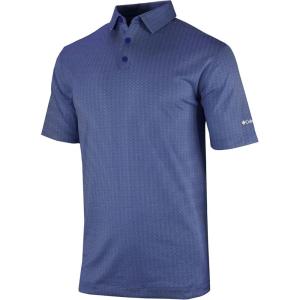Columbia Golf Men’s Omni-Wick Crosswater Ridge Polo(Collegiate Navy)