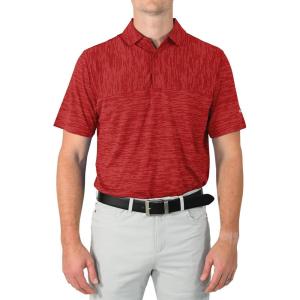 Columbia Golf Men’s Omni-Wick Heading Out Polo(Intense Red)