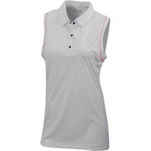 Columbia Golf Women’s Omni-Wick Bright Lights Tank(White With Pink Dawn)