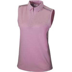 Columbia Golf Women’s Omni-Wick Whistle Wind Tank(Pink Dawn W/ Cool Grey)