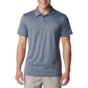 Columbia Mens Columbia Hike™ PoloHiking Shirt(Collegiate Navy Heather)