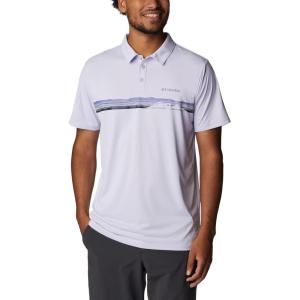 Columbia Mens Columbia Hike™ PoloHiking Shirt(Purple Tint)