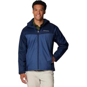 Columbia Mens Glennaker II Sherpa Lined Jacket(Collegiate Navy/Dark Mountain)