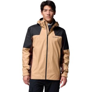 Columbia Men’s Inner Limits III Waterproof Rain Jacket(Canoe/Black/Tobacco)