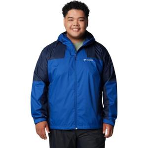 Columbia Men’s Inner Limits III Waterproof Rain Jacket(Mountain Blue/Collegiate Navy)