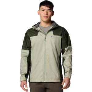 Columbia Men’s Inner Limits III Waterproof Rain Jacket(Safari/Greenscape)