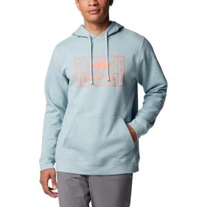 Columbia Men’s PFG Seasonal Graphic Hoodie(Crushed Blue/Line Time Tuna)