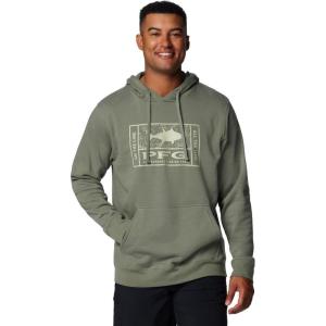 Columbia Men’s PFG Seasonal Graphic Hoodie(Cypress/Line Time Tuna)