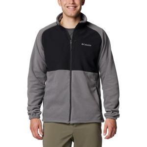 Columbia Men’s Sage Peak Full Zip Fleece(City Grey/Black)