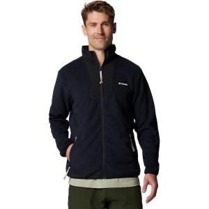 Columbia Men’s Sequoia Grove Full Zip Fleece(Black/Black/Ancient Fossil Pulls)