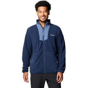 Columbia Men’s Sequoia Grove Full Zip Fleece(Collegiate Navy/Dark Mtn)