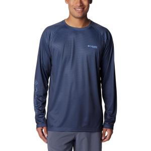 Columbia Mens Super Terminal Tackle PFG Super Fade Long Sleeve(Nocturnal/Fish Hooks Super Fade)