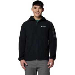 Columbia Mens Tall Heights II Hooded Softshell(Black)