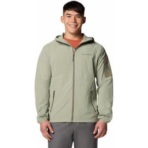 Columbia Mens Tall Heights II Hooded Softshell(Safari)