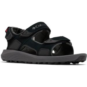 Columbia Men’s Trailstorm Hiker 3 Strap Sport Sandal(Black/Dark Grey)