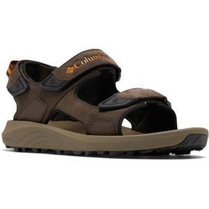 Columbia Men’s Trailstorm Hiker 3 Strap Sport Sandal(Cordovan/Gold Amber)