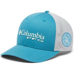 Columbia PFG Logo Mesh Ball Cap(Canyon Blue/Icy Morn)