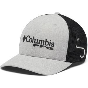 Columbia PFG Logo Mesh Ball Cap(Cool Grey Heather/Black)
