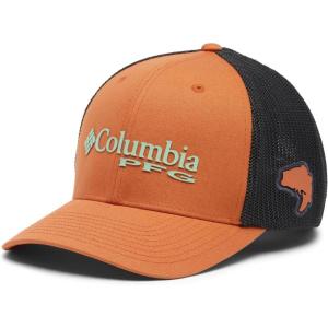 Columbia PFG Logo Mesh Ball Cap(Dusty Orange/New Mint)